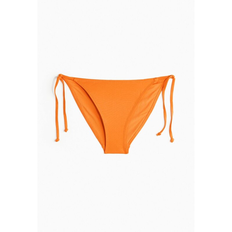 H&M - Zavazovací bikinové kalhotky tanga - Oranžová