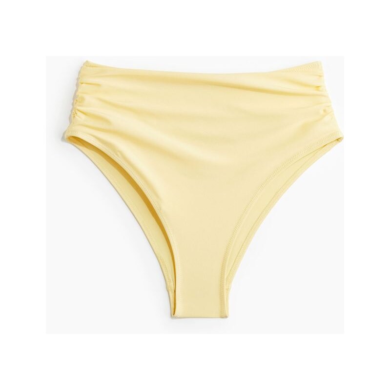 H&M - Bikinové kalhotky Cheekys vysokým pasem - žlutá 108137411