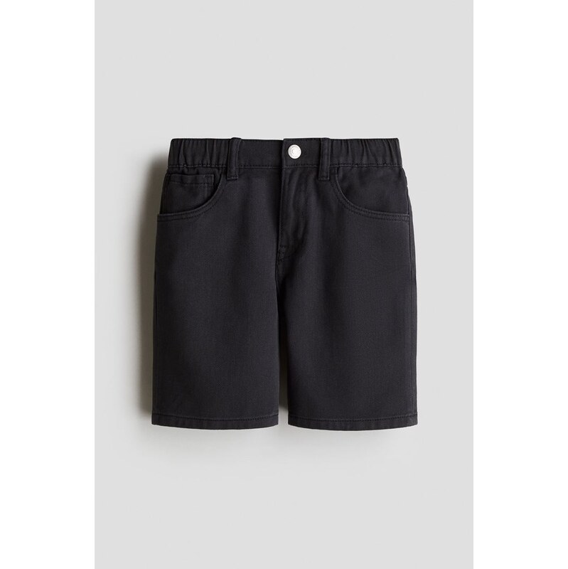 H&M - Keprové šortky - Černá