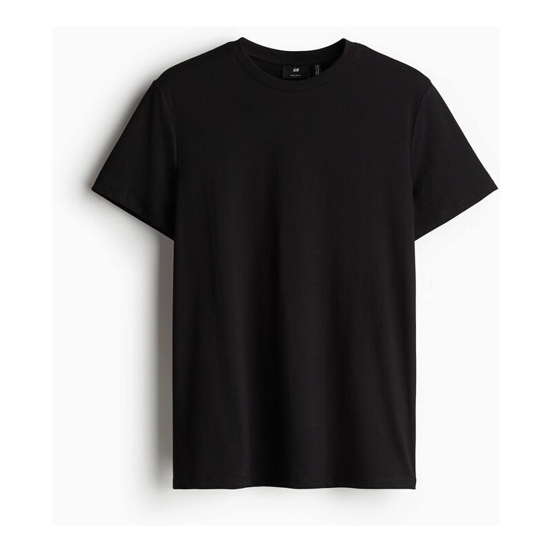 H&M - Tričko COOLMAX Regular Fit - Černá