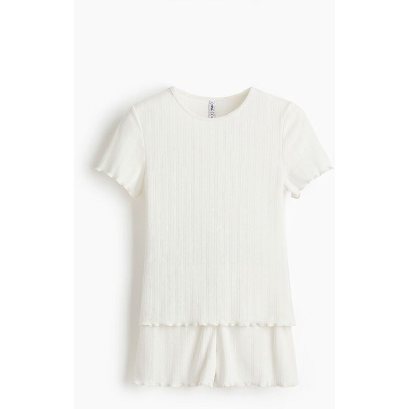 H&M - Pyžamos ažurou - Bílá