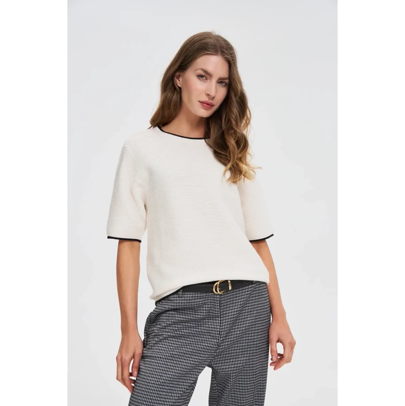 Marisse WOMENS SWEATER Z-SW-4815 OFF WHITE