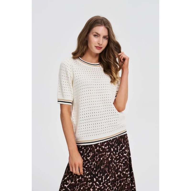 Marisse WOMENS SWEATER Z-SW-4805 OFF WHITE