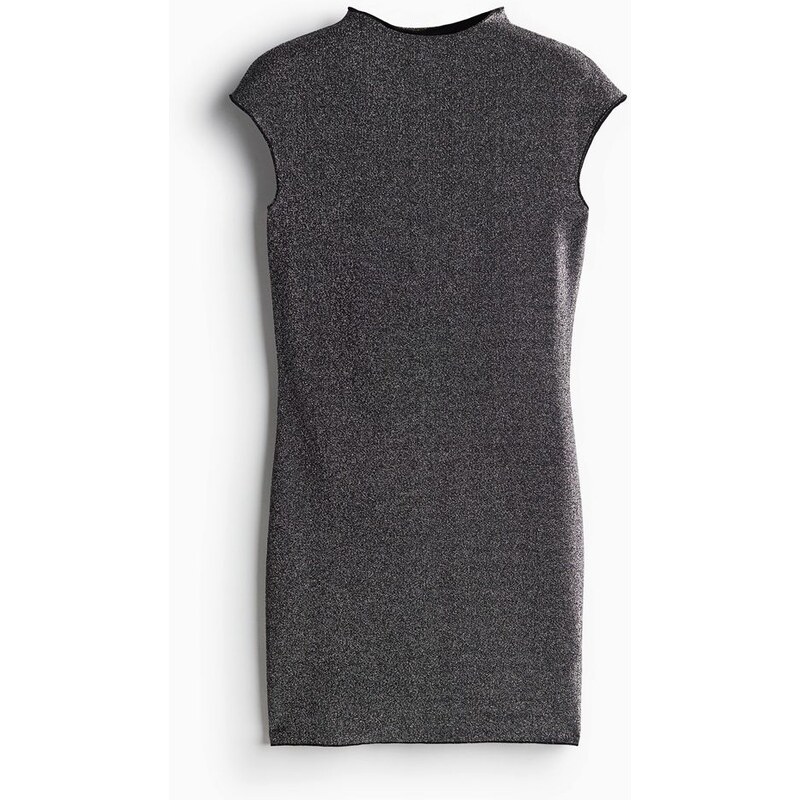 H&M - Žerzejové mini šaty bodycon - Černá