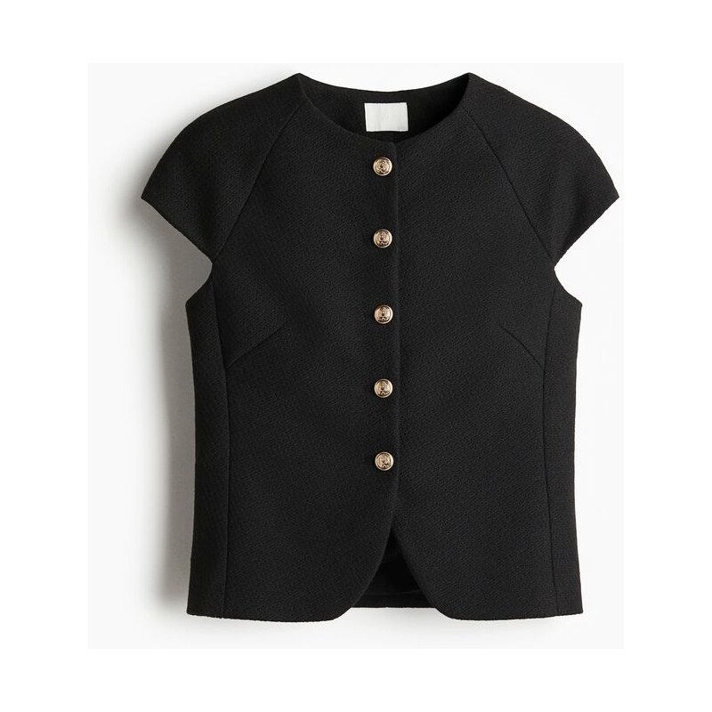 H&M - Propínací top - Černá