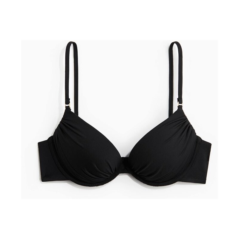 H&M - Bikinová podprsenka super push-up - černá 108138266