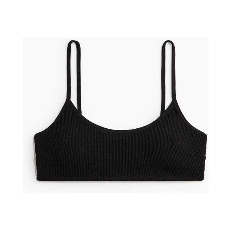 H&M - Vyztužená bikinová podprsenka - Černá