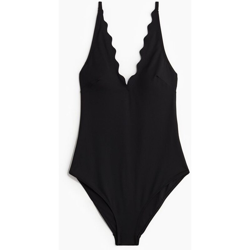 H&M - Jednodílné plavkys vyztuženými košíčky - Černá
