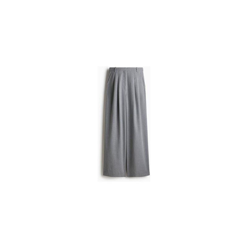 H&M - Široké kalhoty - Šedá