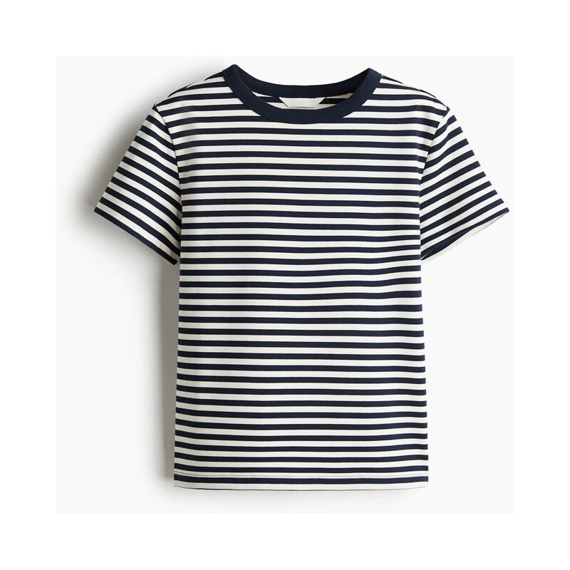 H&M - Bavlněné tričko - modrá 108140645