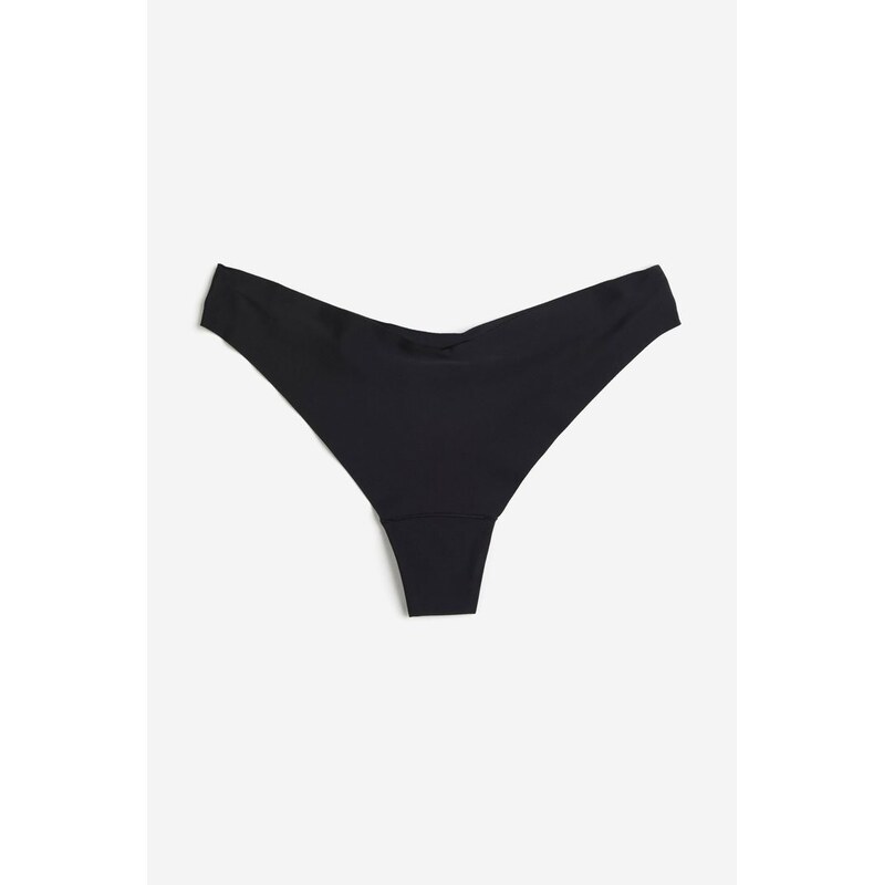 H&M - Neviditelné kalhotky thong 3 kusy - Černá