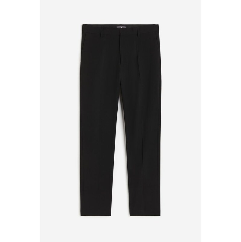 H&M - Kalhoty Slim Fit - Černá
