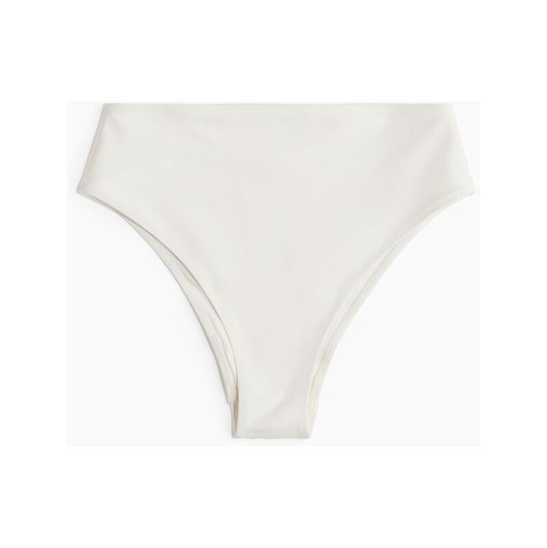 H&M - Bikinové kalhotky Cheekys vysokým pasem - Bílá