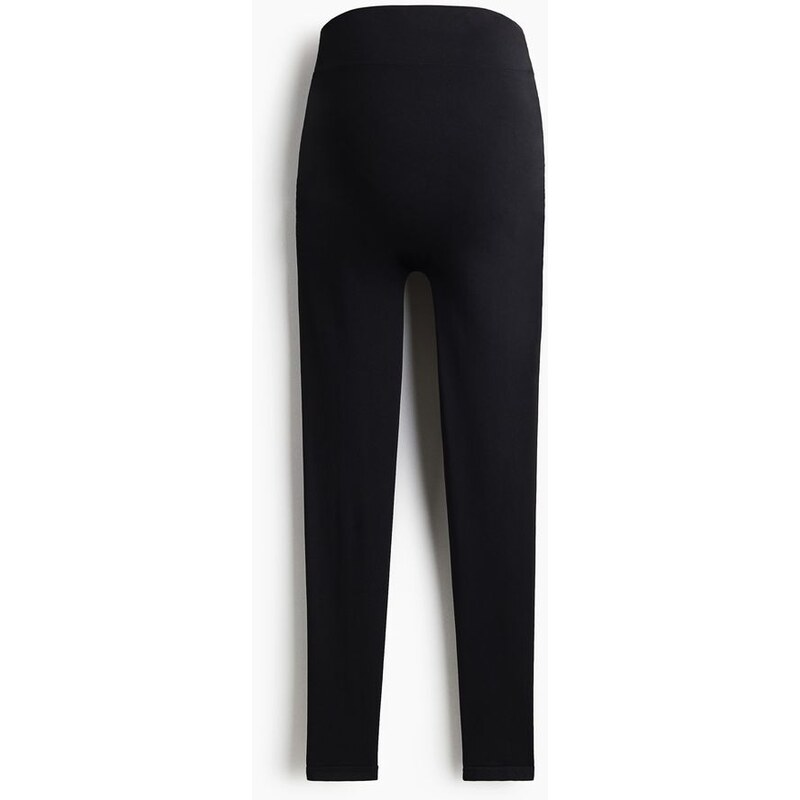 H&M - MAMA Bezešvé legíny - Černá