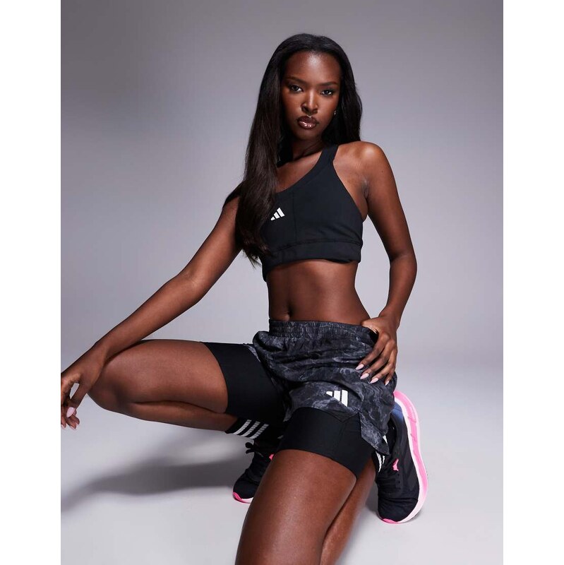 adidas performance adidas Running mid support sports bra with pocket 108148850