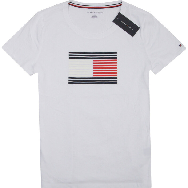 Tommy Hilfiger Tričko Pánské Iconic – Regular Fit, Krátký Rukáv