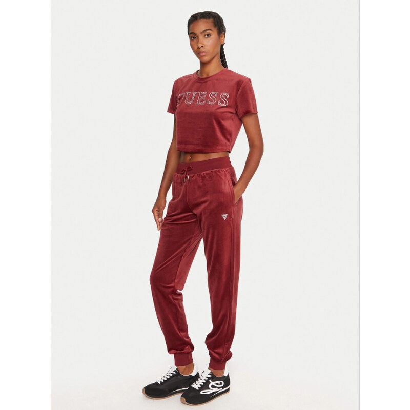 Guess couture jogger pants BURGUNDY 108147380