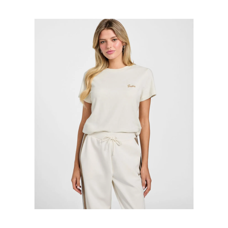 Guess alba ss cn t-shirt WHITE
