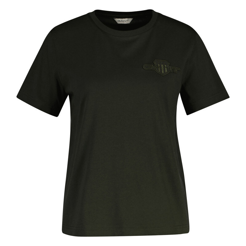 TRIČKO GANT REG TONAL SHIELD SS T-SHIRT GREEN LAGOON