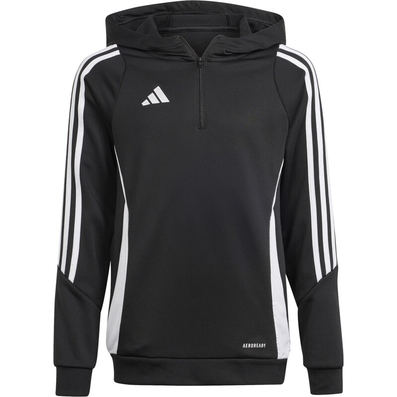 ADIDAS PERFORMANCE Sportovní mikina Tiro 24 černá / bílá
