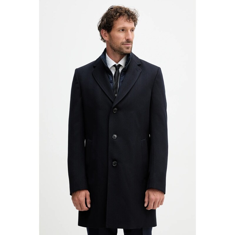BOSS Kabát s vlnou H-Hyde-Bib-254