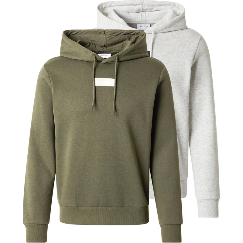 JACK & JONES Mikina JJPan tmavě modrá / tmavě zelená / červená /