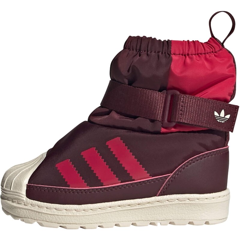 ADIDAS ORIGINALS Sněhule Superstar 360 kaštanově hnědá / červená