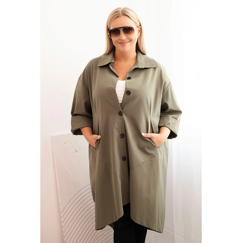 Kesi Dámský kabát Plus Size ART25132 108148333