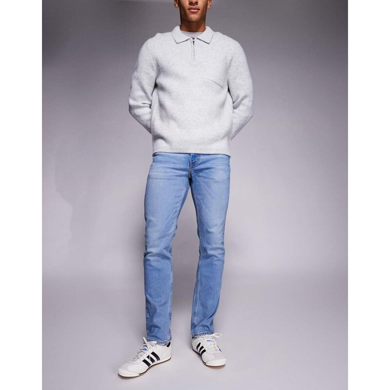 Levis 511 slim jeans in light wash-Blue