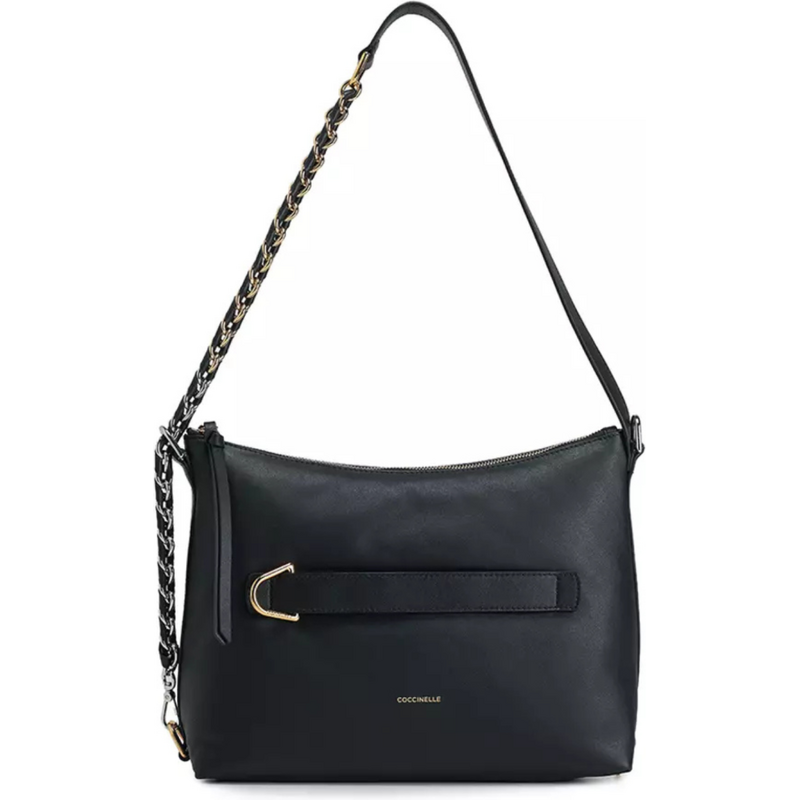 Coccinelle Gretel Puffy Smooth – medium / noir