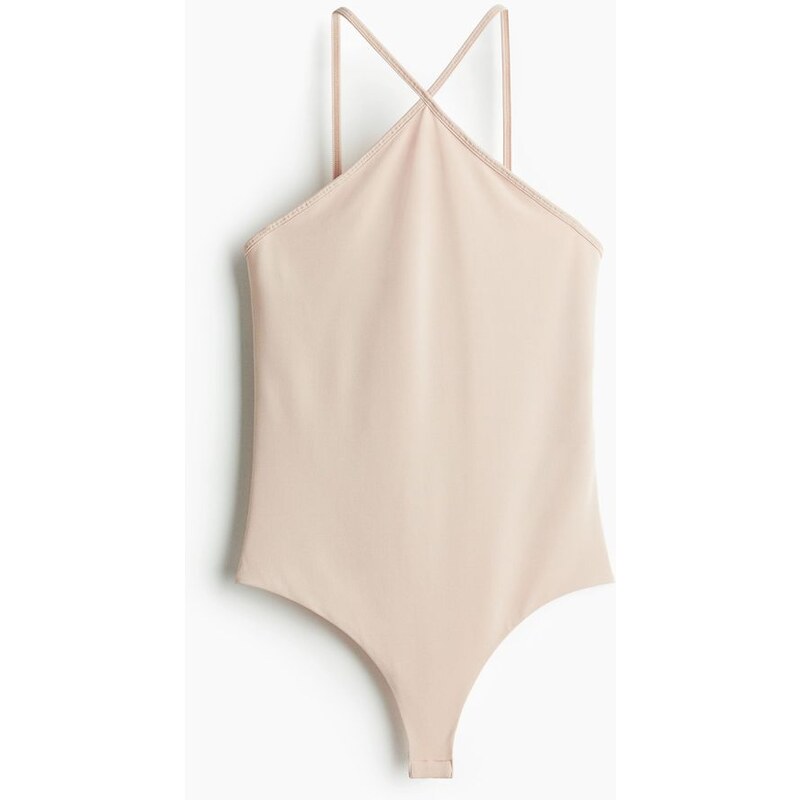 H&M - Krepové body thong - Pudrově Růžová