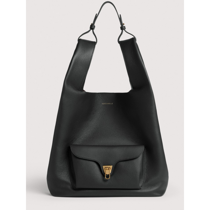Coccinelle Beat Shopping kabelka – Noir / Cognac