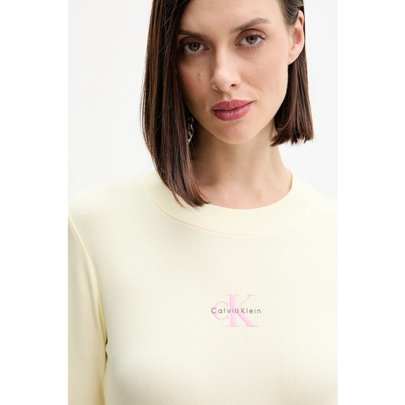 Tričko s dlouhým rukávem Calvin Klein Jeans