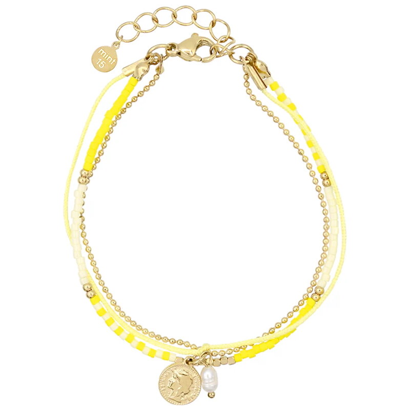 Mint15 Set náramků Summer Pastels Yelow 108150567