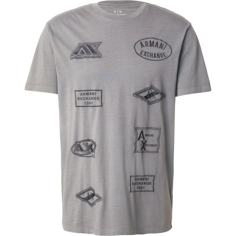 ARMANI EXCHANGE Tričko šedá
