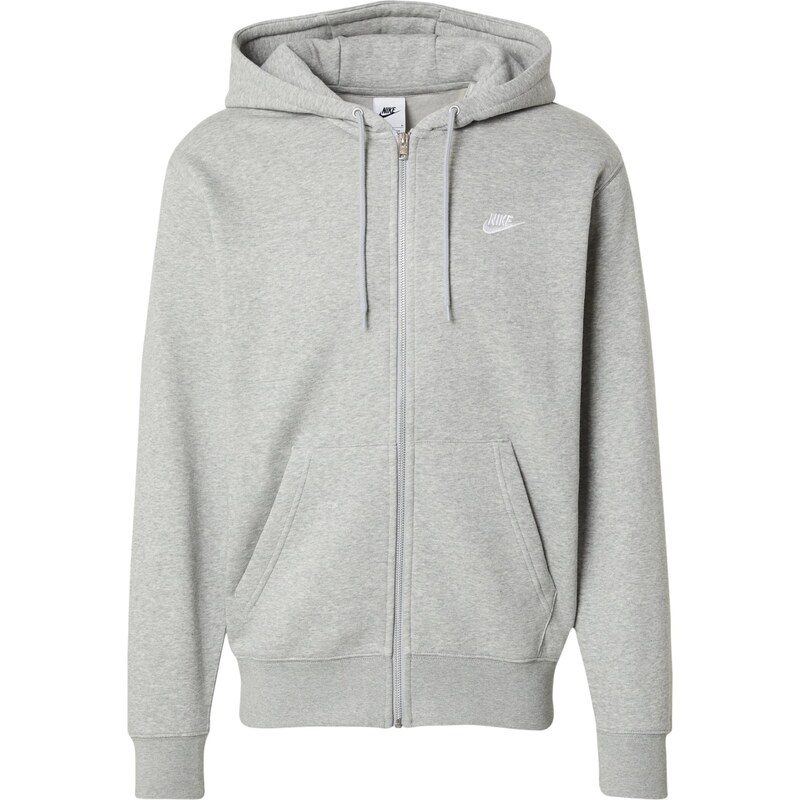 Nike Sportswear Mikina CLUB světle šedá