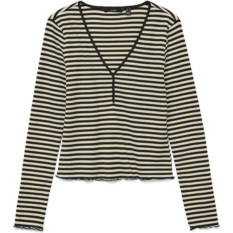 VERO MODA Tričko VMIsabella režná / černá