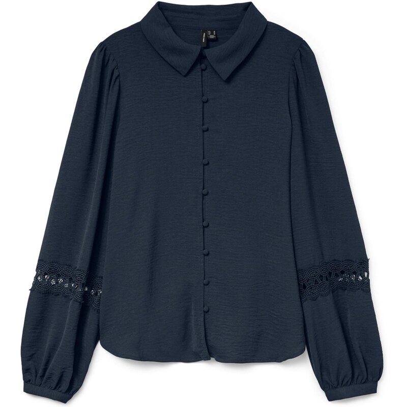 VERO MODA Halenka 'VMALVA' námořnická modř