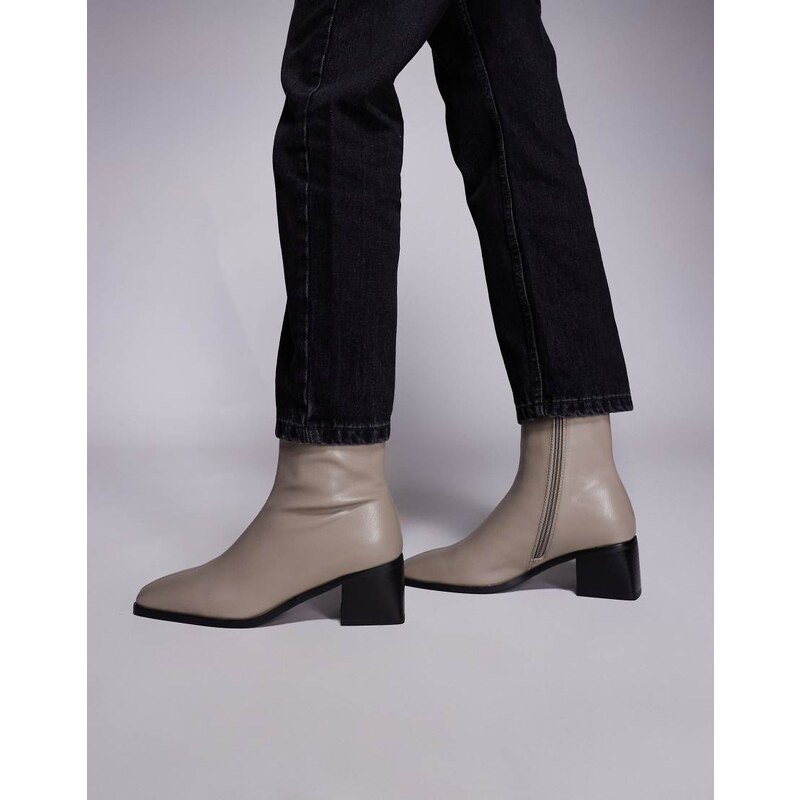 SIMMI Shoes Simmi London Nimer block heeled mid ankle boots in