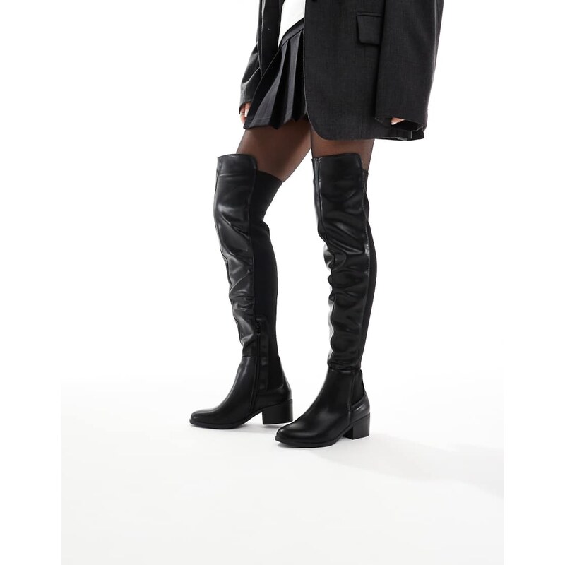 SEQWL Bellini riding over the knee boots in black 108913751