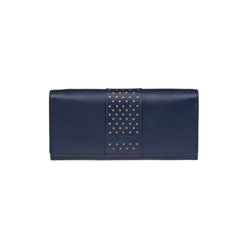 Lagen Dámská modrá kožená peněženka N/N V-15