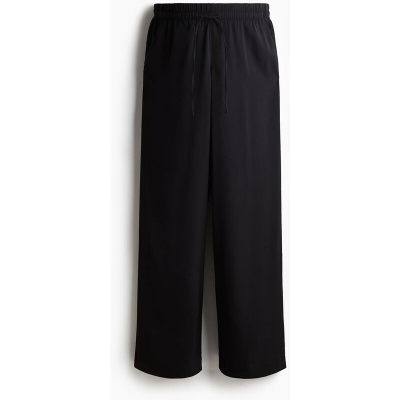H&M - MAMA Kalhoty se stahovací šňůrkou Before & After - černá 108138038