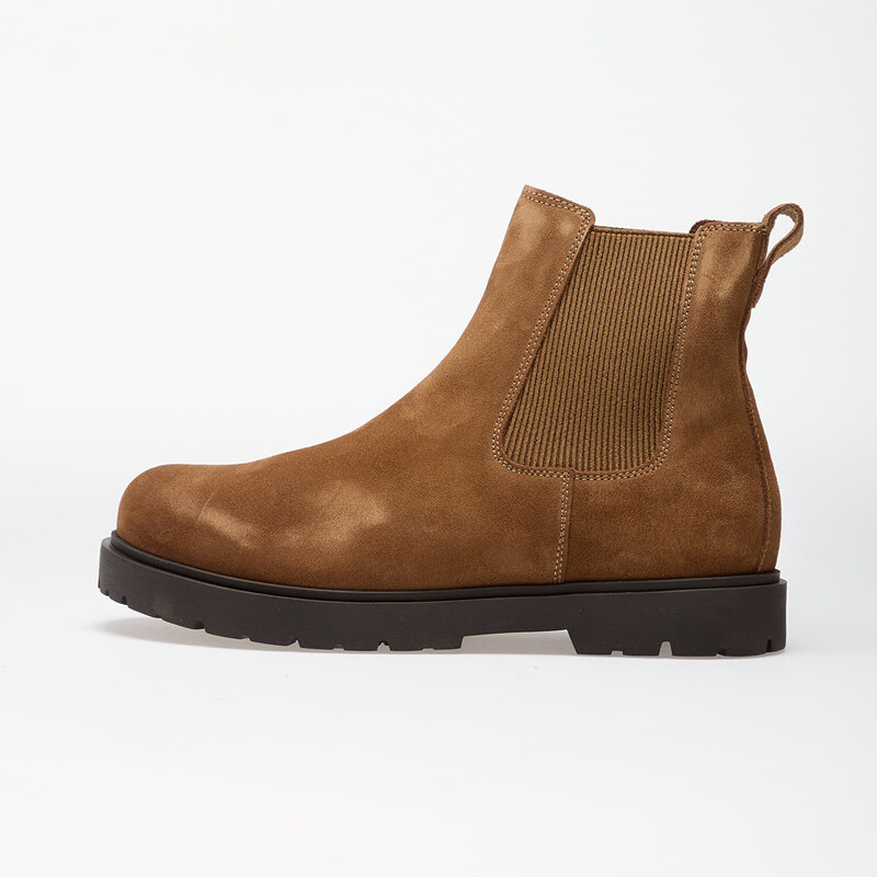 Birkenstock Highwood Slip On Men Suede Leather Dark Tea 45