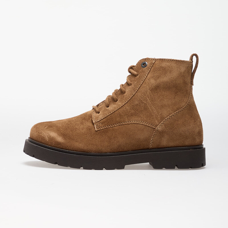 Birkenstock Highwood Lace Mid Suede Leather Dark Tea