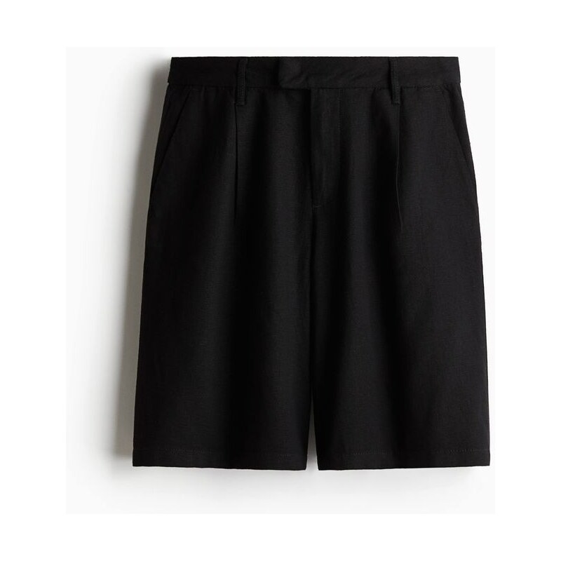 H&M - Šortky ke kolenům - Černá
