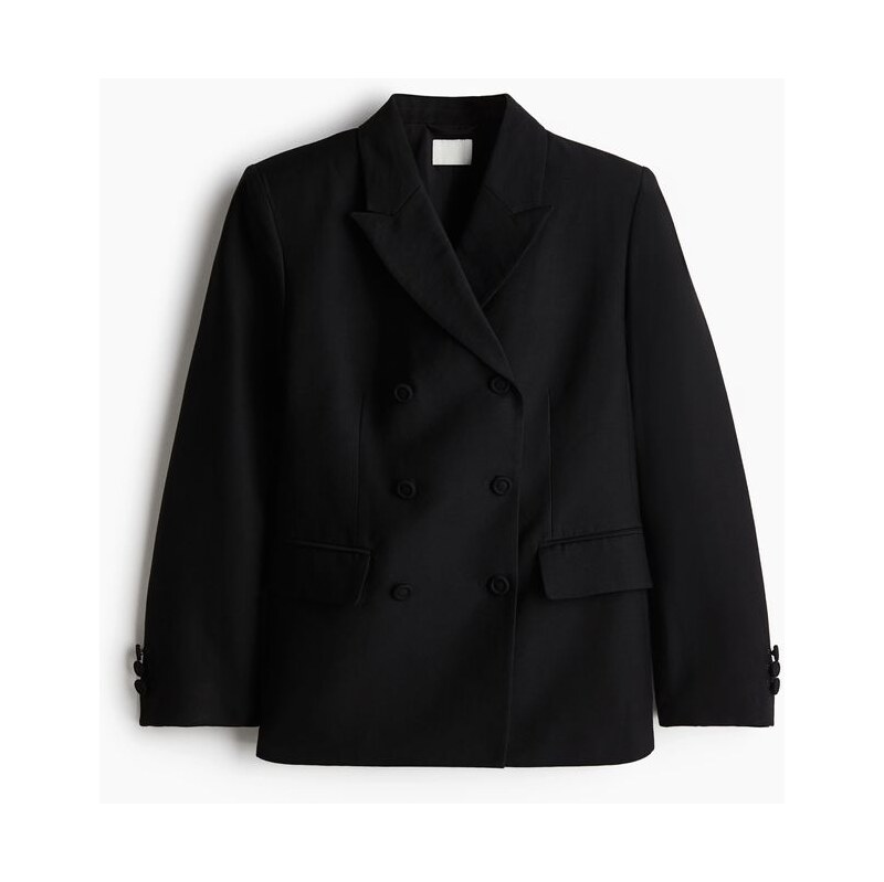 H&M - Dvouřadové sako - Černá