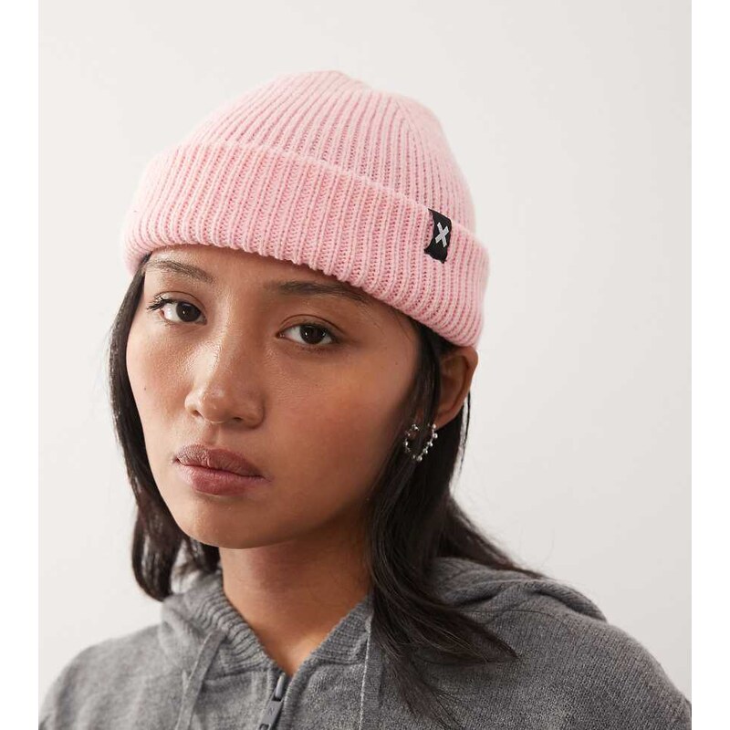 COLLUSION fisherman beanie in cotton candy-Pink 108293787
