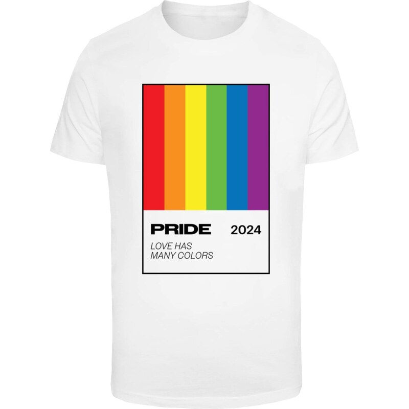 Mister Tee Tričko Many Colors Pride modrá / žlutá / tmavě