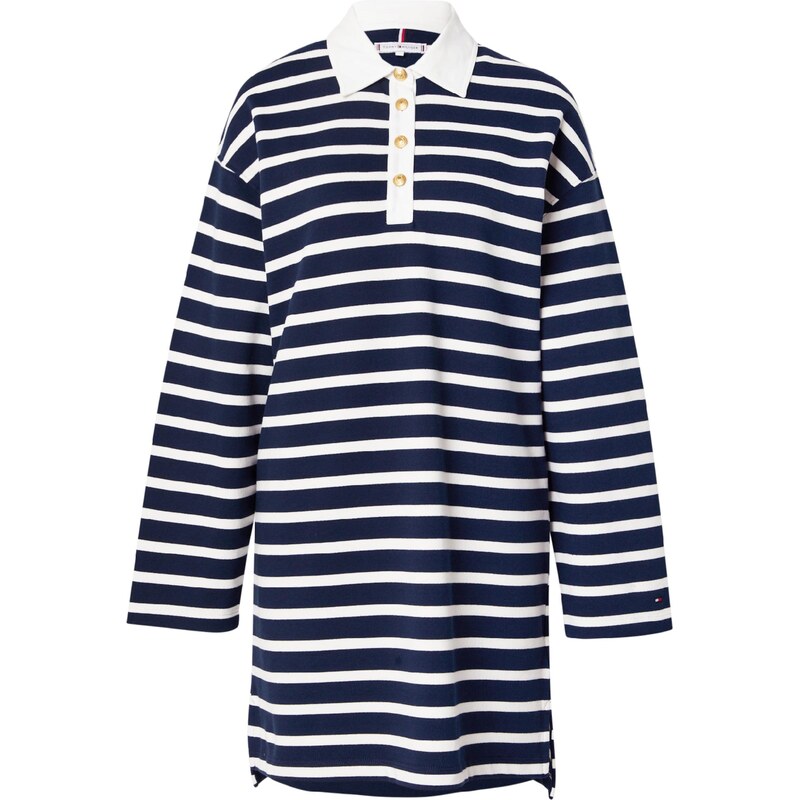 TOMMY HILFIGER Šaty námořnická modř / bílá 108293037