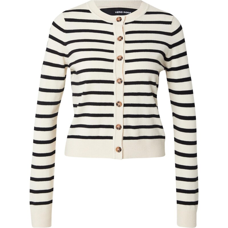 VERO MODA Kardigan VMSaba režná / černá 109107754